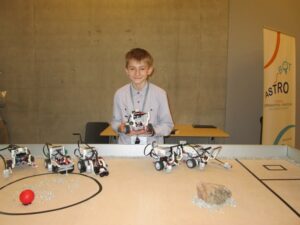 Kajetan Nowak w Finale Konkursu Astrorobot