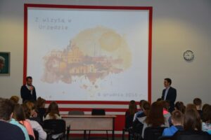 Lekcja WOS-u z Burmistrzem Miasta i Gminy Wronki