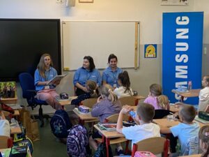 Spotkanie z poezją w klasach pierwszych📖