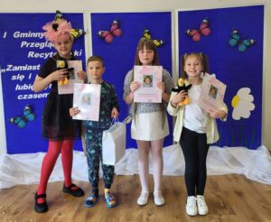 🌸I Gminny Przegląd Recytatorski klas 1-3